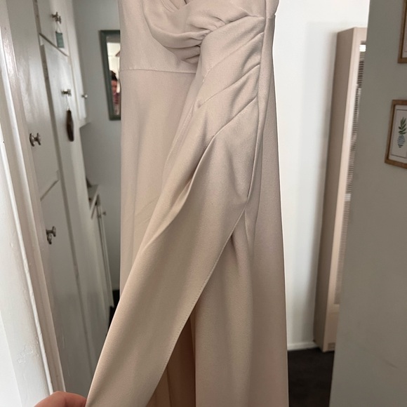 "BHLDN" Freya Satin Charmeuse Dress - Picture 7 of 7